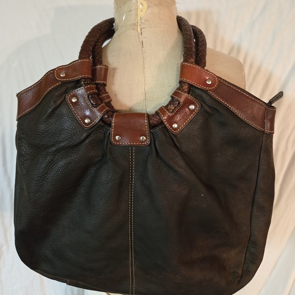 Fossil Dark Brown Leather Shoulder Bag - Picture 4 of 11